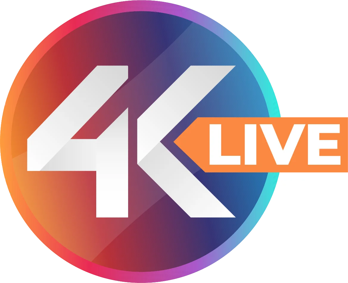 4K Live IPTV brand logo